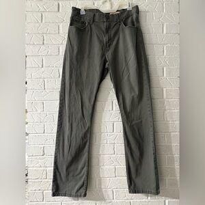 Wrangler Men's Gray Straight Pants 34x32